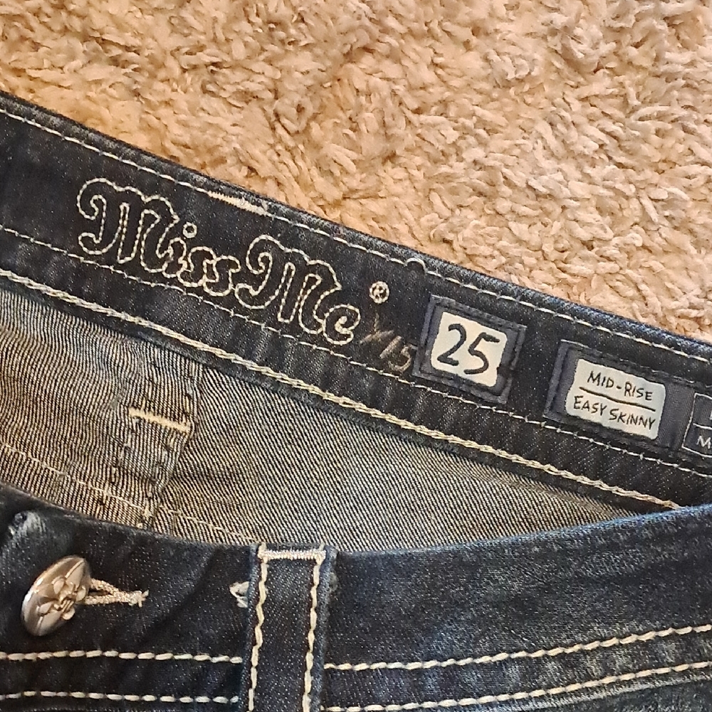 (4) Miss Me Dark Blue Denim Jeans (4)